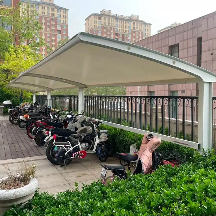 旺苍县膜结构电动车棚